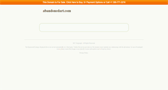 Desktop Screenshot of abandonedart.com